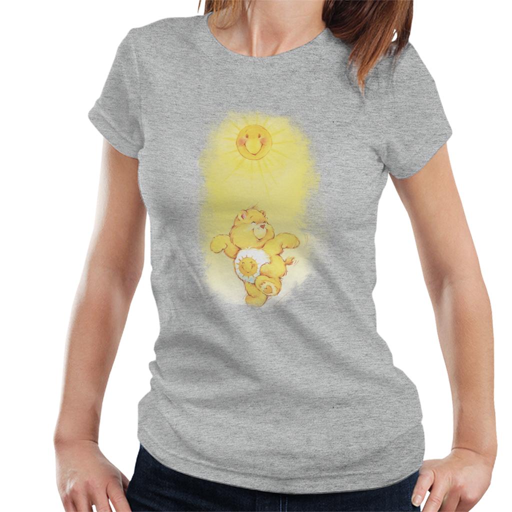 Care Bears Funshine Bear Dancing In The Sun Women's T-Shirt-ALL + EVERY