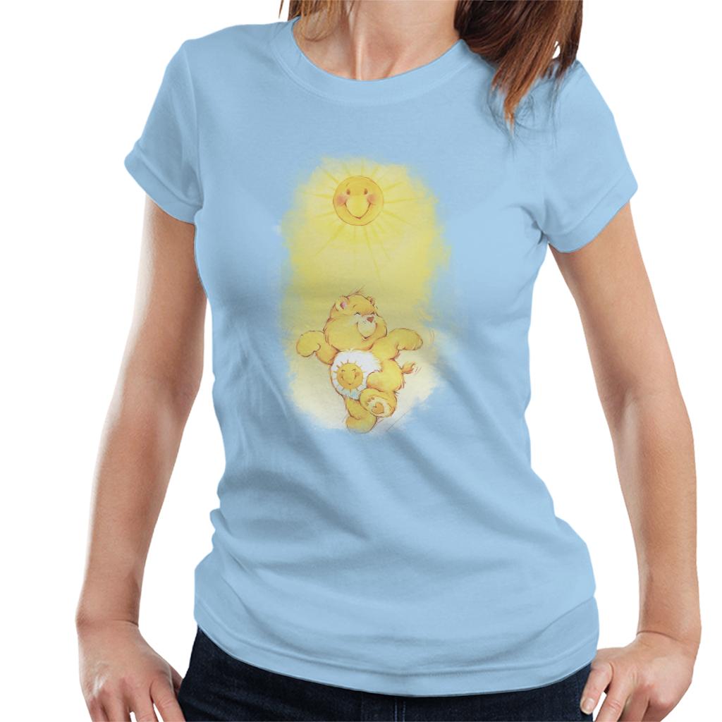 Care Bears Funshine Bear Dancing In The Sun Women's T-Shirt-ALL + EVERY