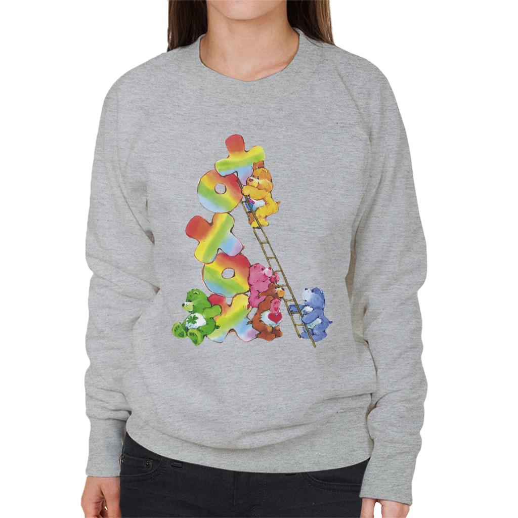 Care Bears Birthday Bear Xoxox Climbing Ladder Women's Sweatshirt-ALL + EVERY