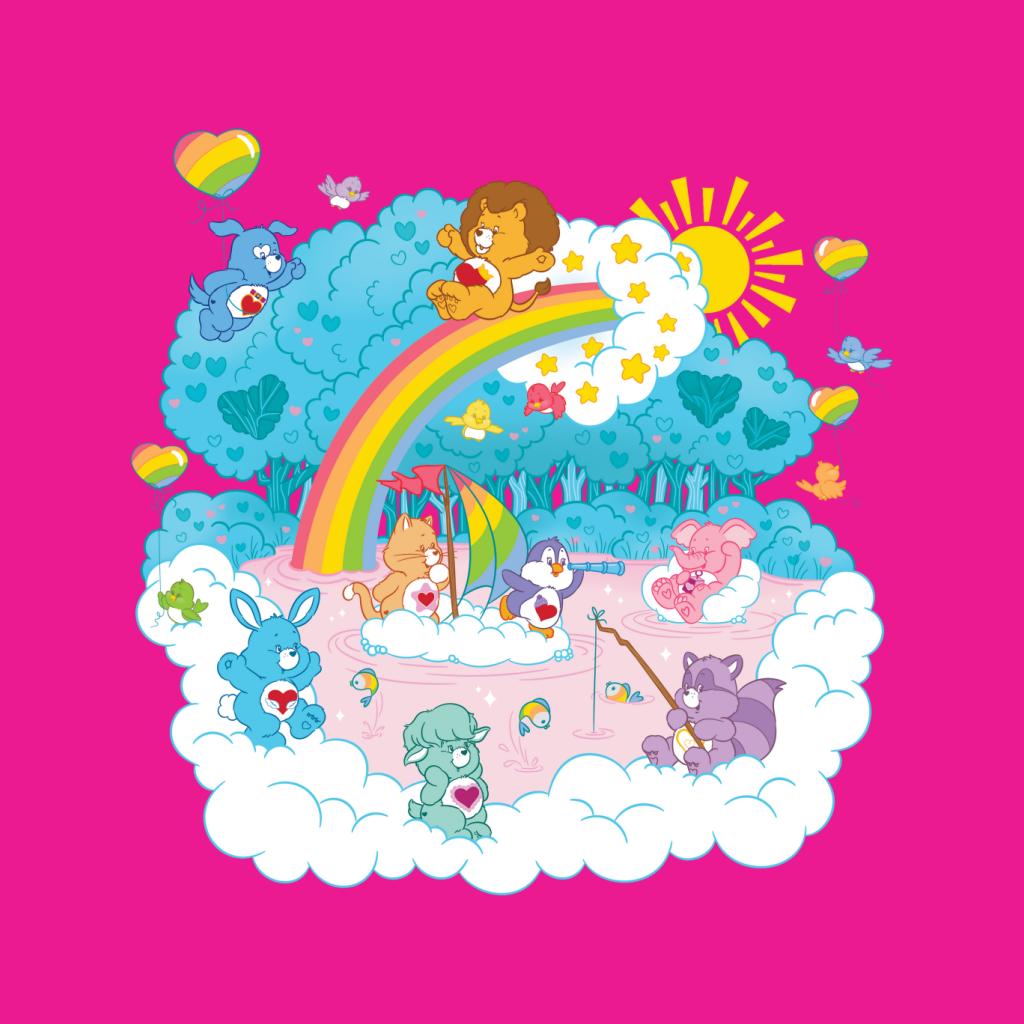 Care Bears Cousins Rainbow Lake Kid's T-Shirt-ALL + EVERY