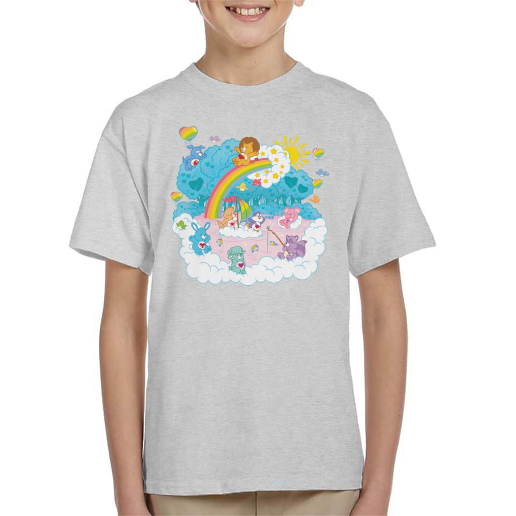 Care Bears Cousins Rainbow Lake Kid's T-Shirt-ALL + EVERY