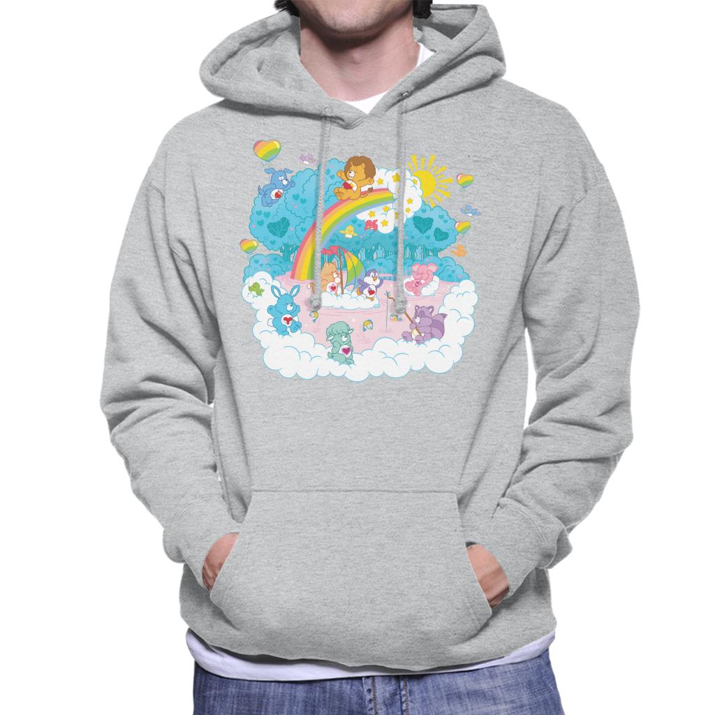 Care Bears Cousins Rainbow Lake Men's Hooded Sweatshirt-ALL + EVERY