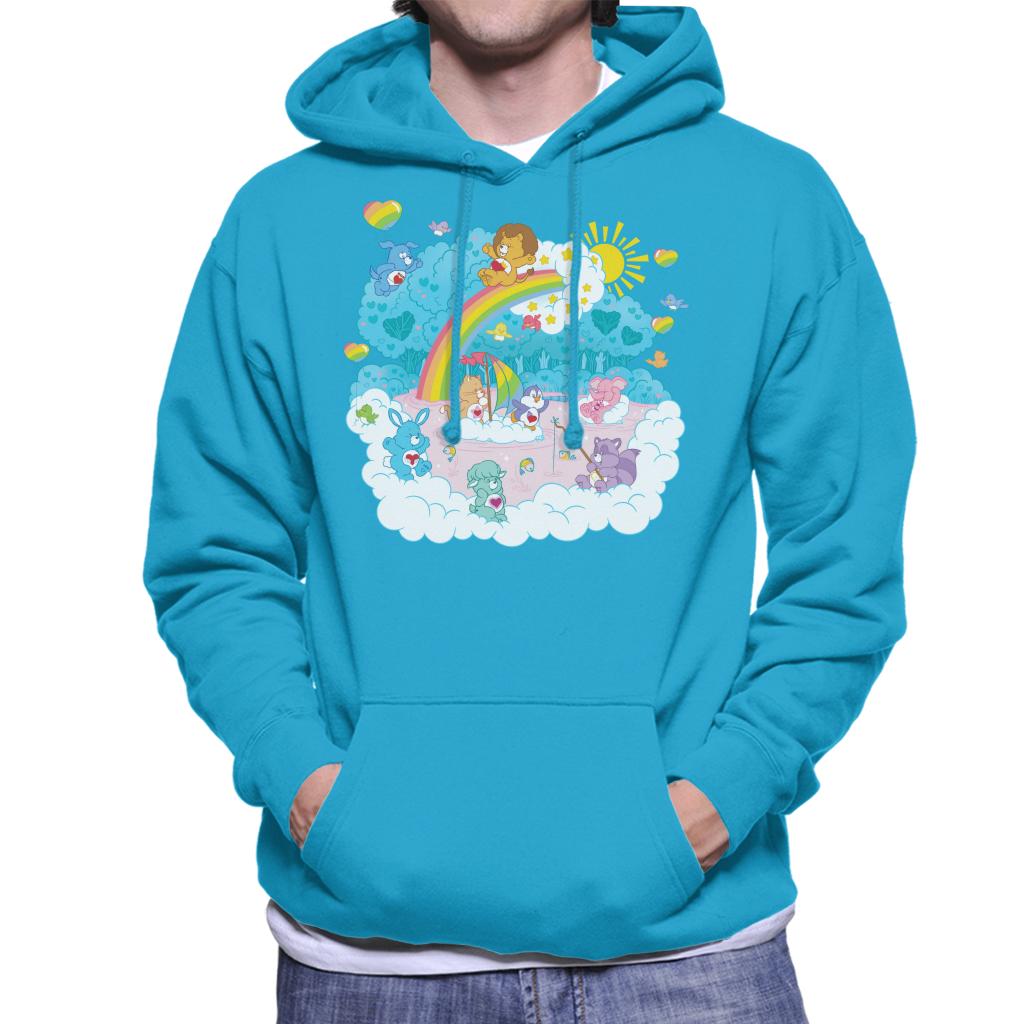 Care Bears Cousins Rainbow Lake Men's Hooded Sweatshirt-ALL + EVERY