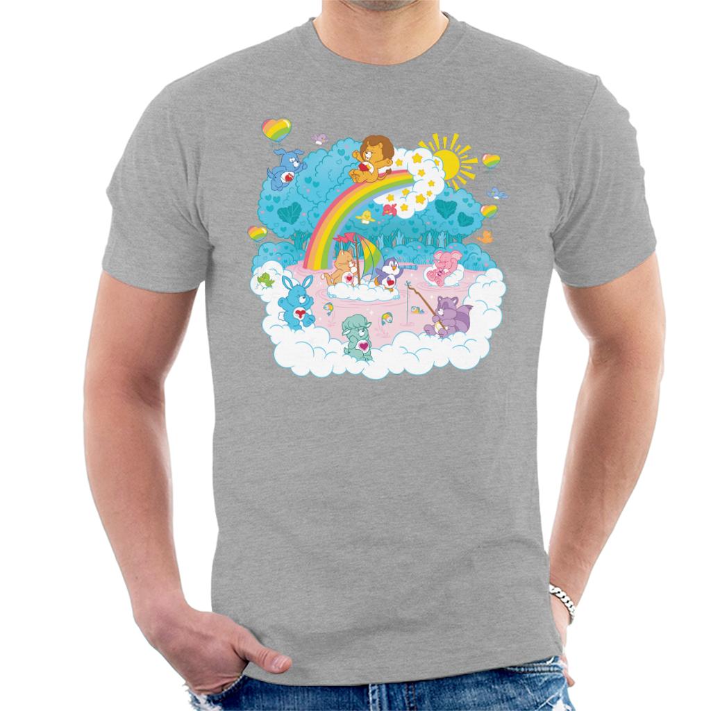 Care Bears Cousins Rainbow Lake Men's T-Shirt-ALL + EVERY