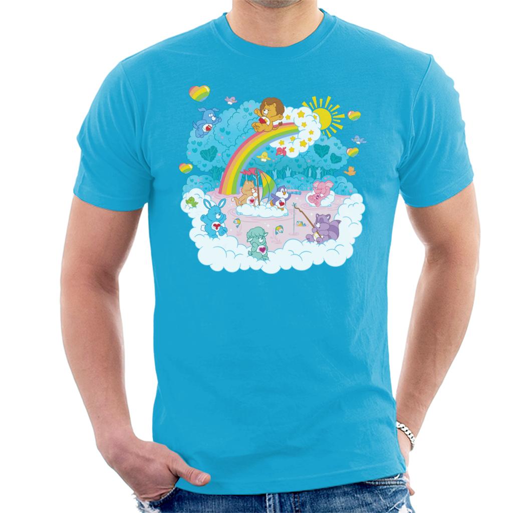 Care Bears Cousins Rainbow Lake Men's T-Shirt-ALL + EVERY