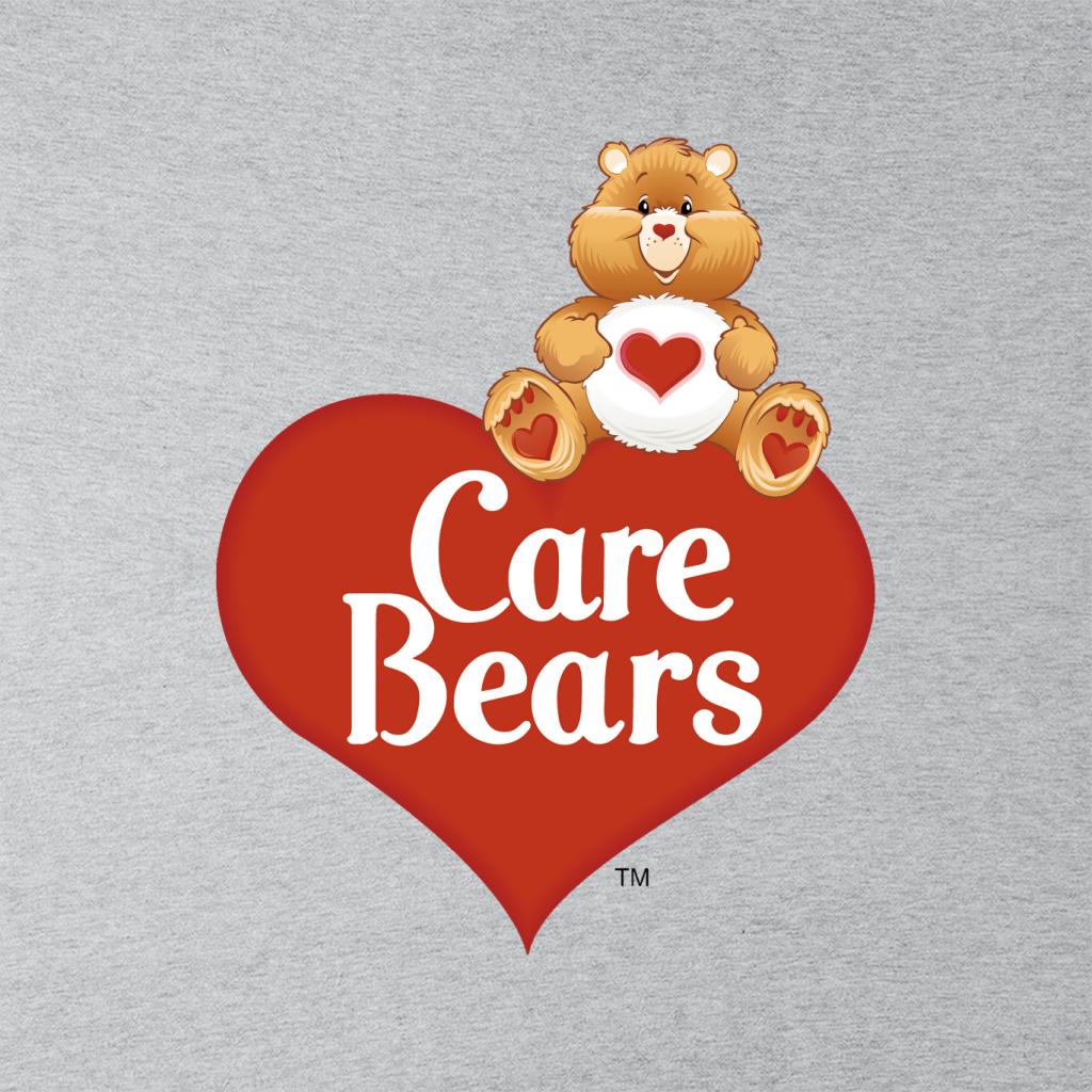 Care Bears Logo Tenderheart Bear Kid's Hooded Sweatshirt-ALL + EVERY