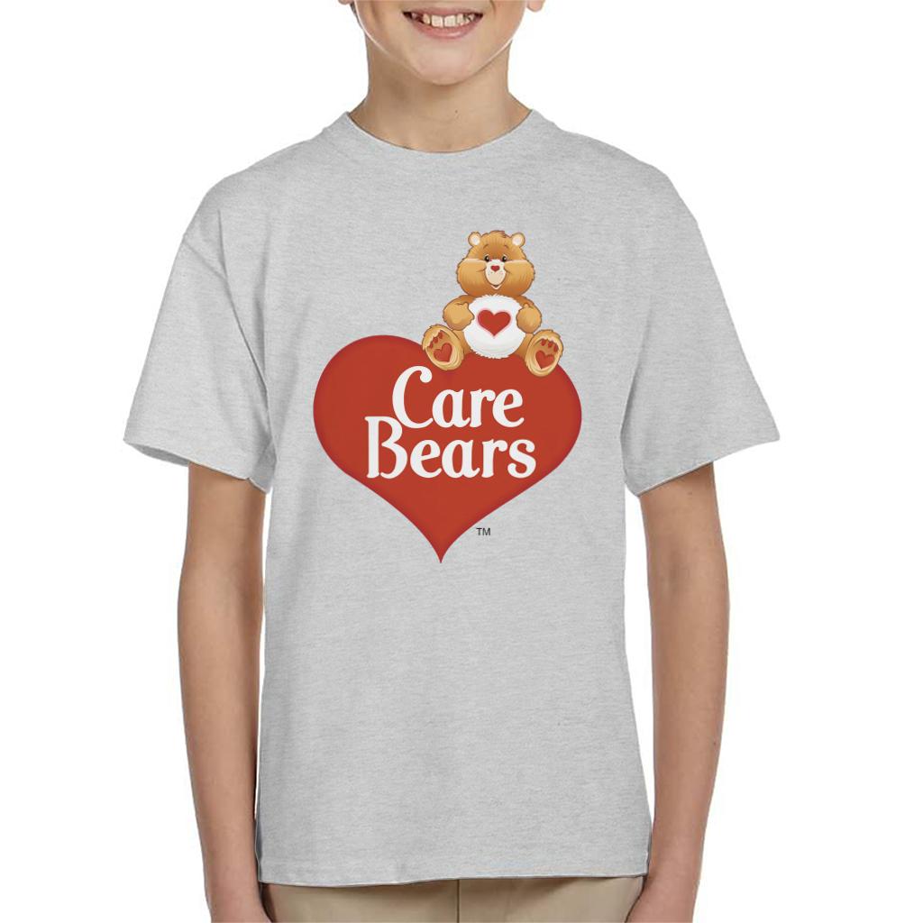 Care Bears Logo Tenderheart Bear Kid's T-Shirt-ALL + EVERY