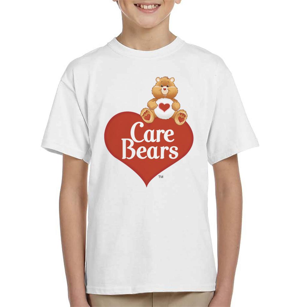 Care Bears Logo Tenderheart Bear Kid's T-Shirt-ALL + EVERY