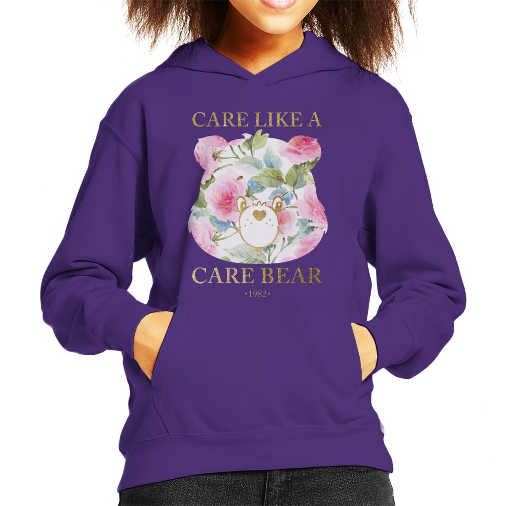 Care Bears Care Like A Care Bear Kid's Hooded Sweatshirt-ALL + EVERY