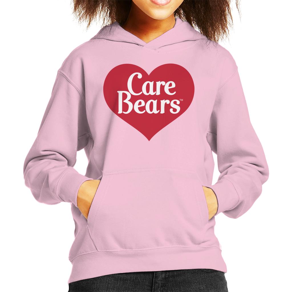 Care Bears Love Heart Logo Kid's Hooded Sweatshirt-ALL + EVERY