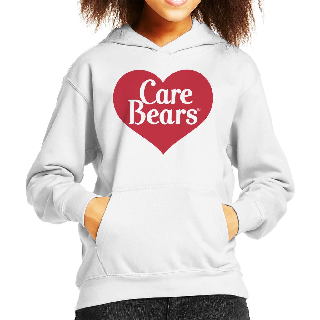 Care Bears Love Heart Logo Kid's Hooded Sweatshirt-ALL + EVERY