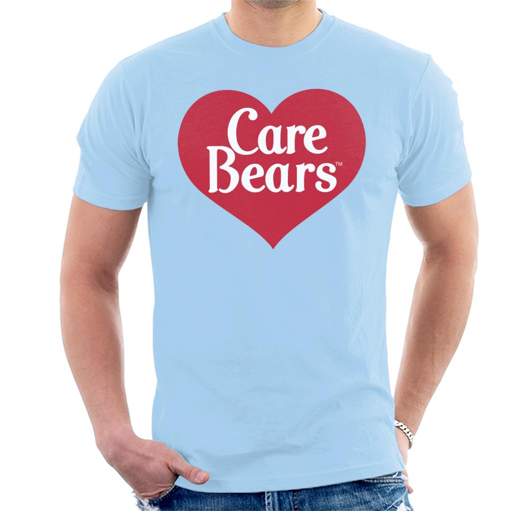 Care Bears Love Heart Logo Men's T-Shirt-ALL + EVERY