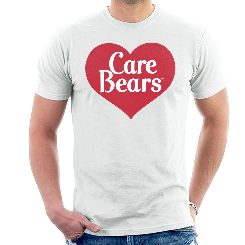 Care Bears Love Heart Logo Men's T-Shirt-ALL + EVERY