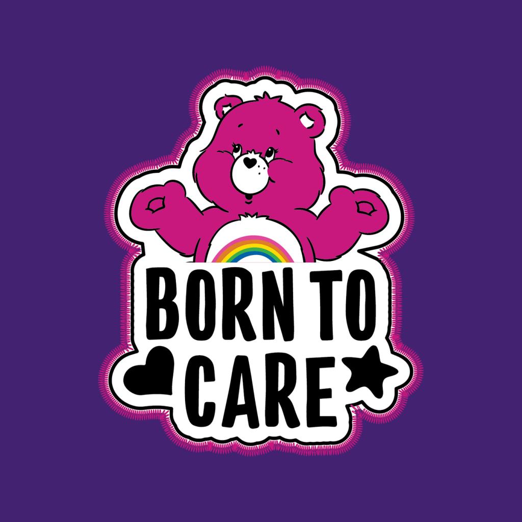 Care Bears Cheer Bear Born To Care Kid's Hooded Sweatshirt-ALL + EVERY