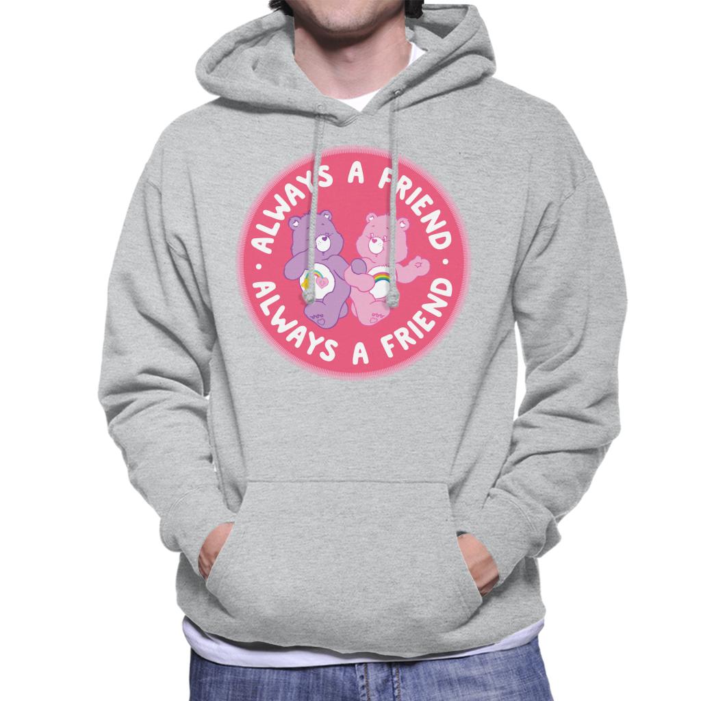 Care Bears Cheer Bear And Best Friend Bear Always A Friend Men's Hooded Sweatshirt-ALL + EVERY