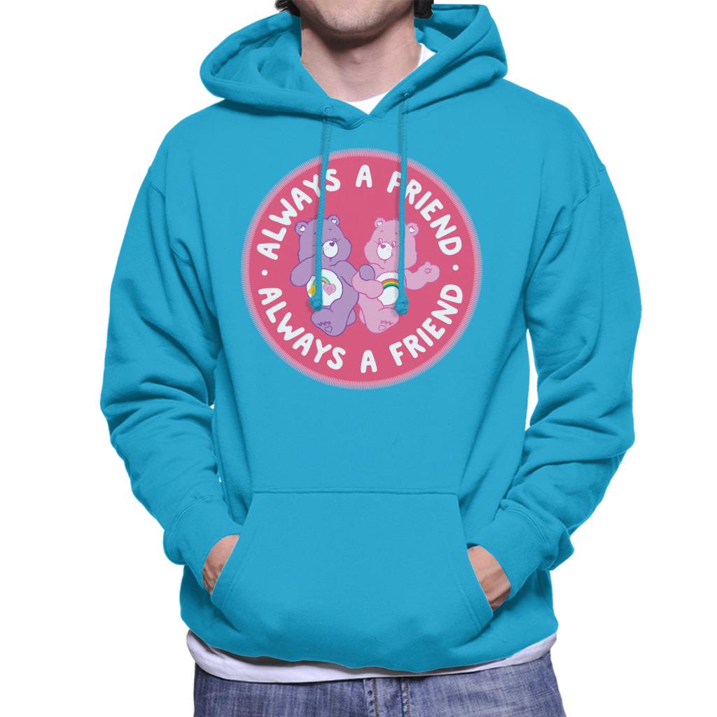 Care Bears Cheer Bear And Best Friend Bear Always A Friend Men's Hooded Sweatshirt-ALL + EVERY