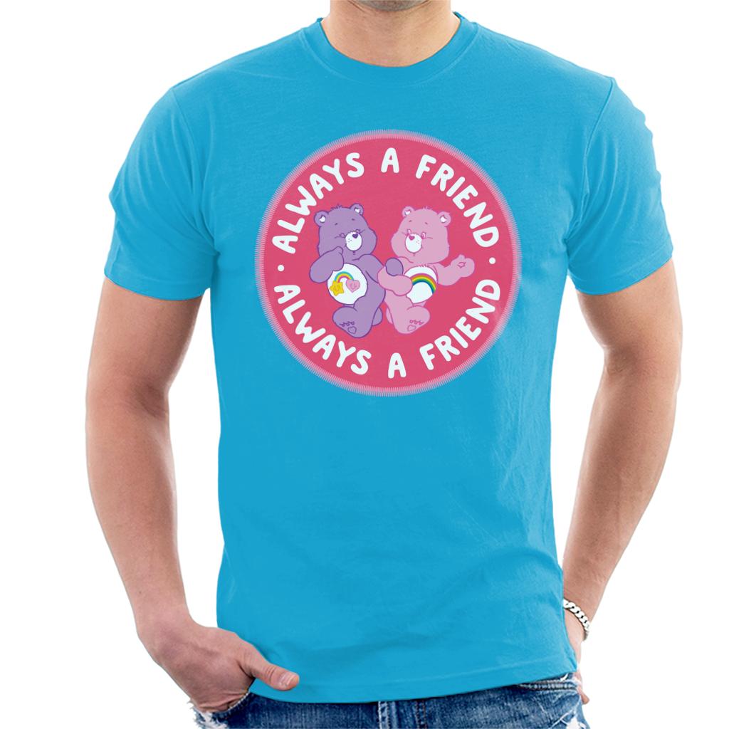 Care Bears Cheer Bear And Best Friend Bear Always A Friend Men's T-Shirt-ALL + EVERY