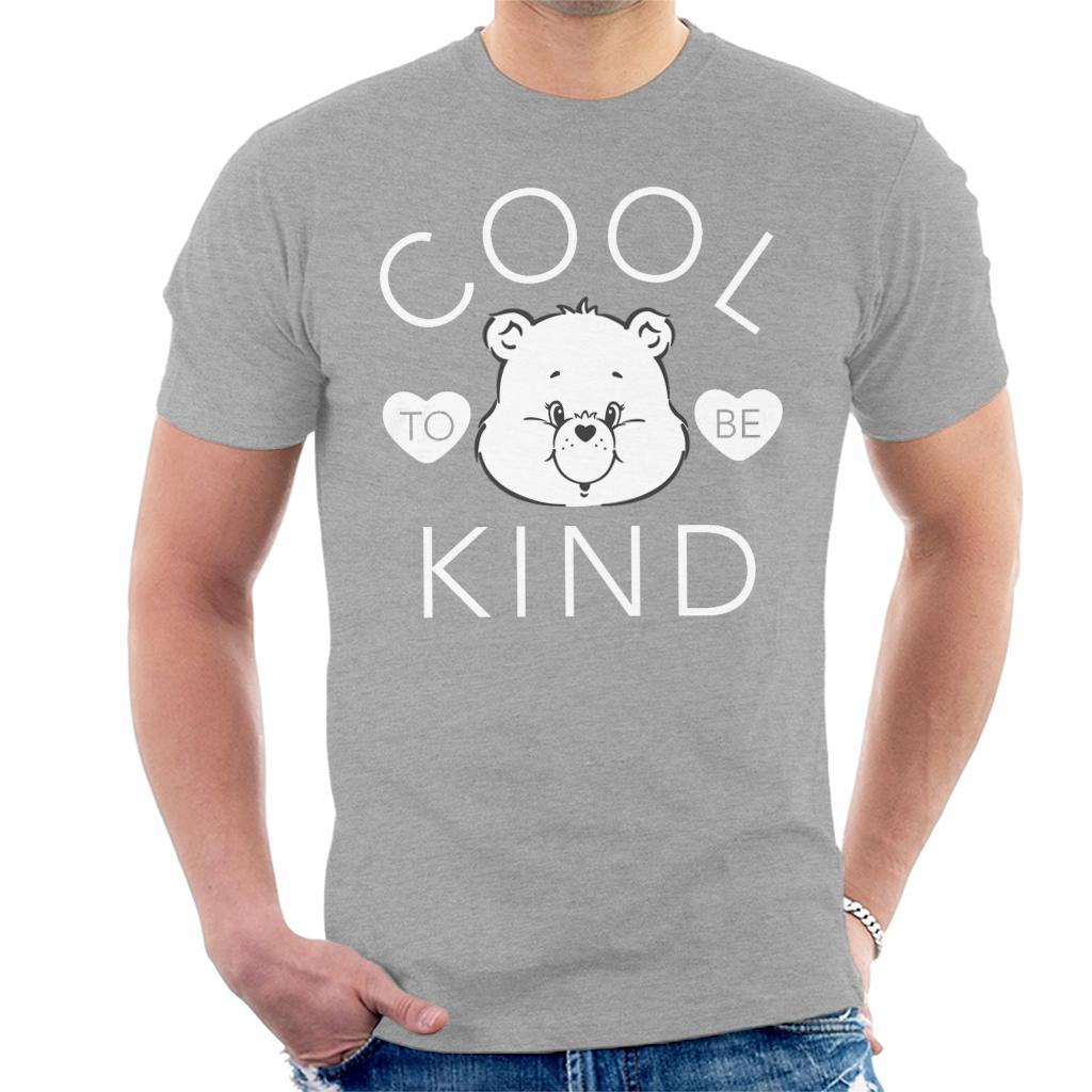 Care Bears Tenderheart Bear Cool To Be Kind White Text Men's T-Shirt-ALL + EVERY