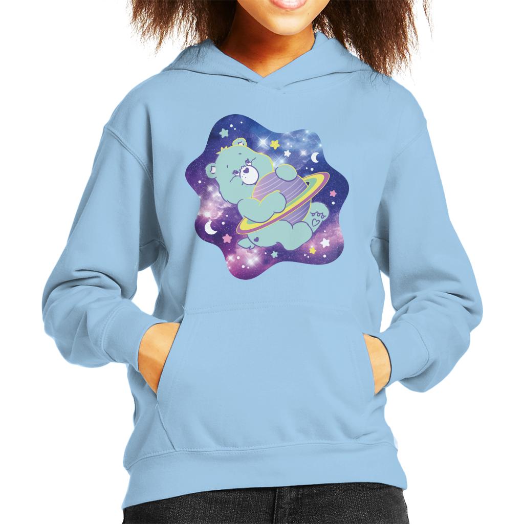 Care Bears Bedtime Bear Dreaming Of Space Kid's Hooded Sweatshirt-ALL + EVERY