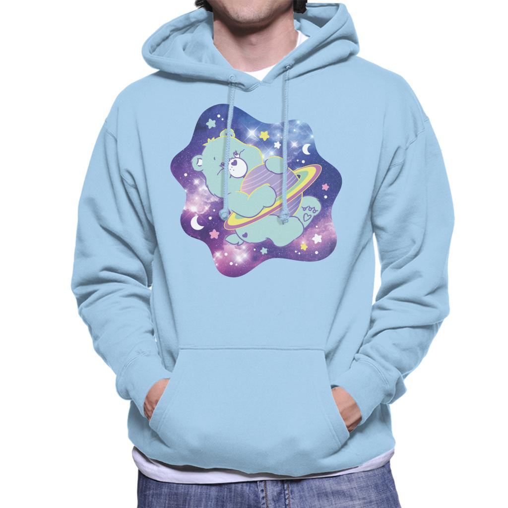 Care Bears Bedtime Bear Dreaming Of Space Men's Hooded Sweatshirt-ALL + EVERY