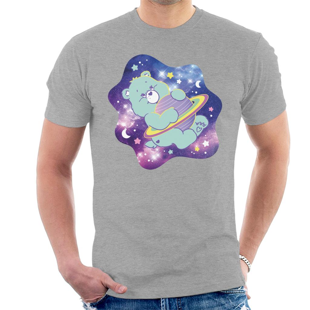 Care Bears Bedtime Bear Dreaming Of Space Men's T-Shirt-ALL + EVERY