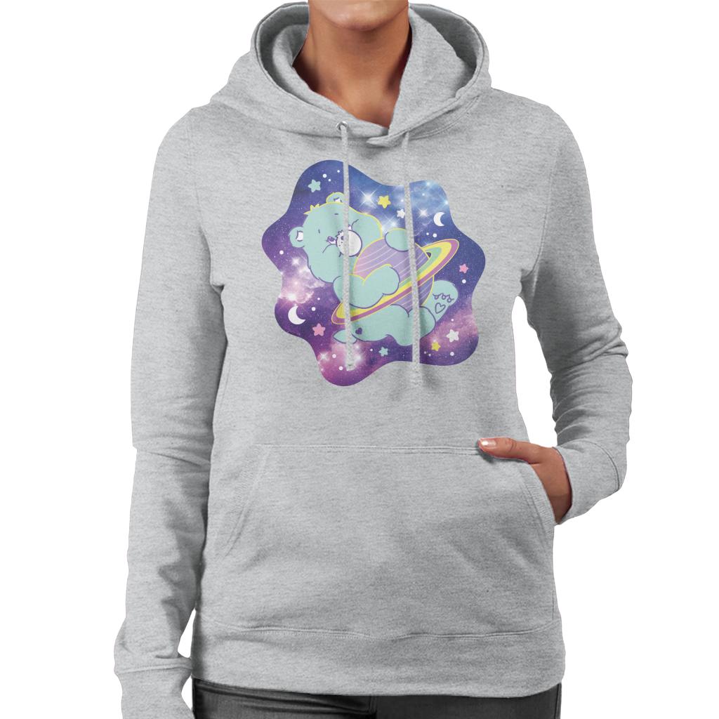 Care Bears Bedtime Bear Dreaming Of Space Women's Hooded Sweatshirt-ALL + EVERY