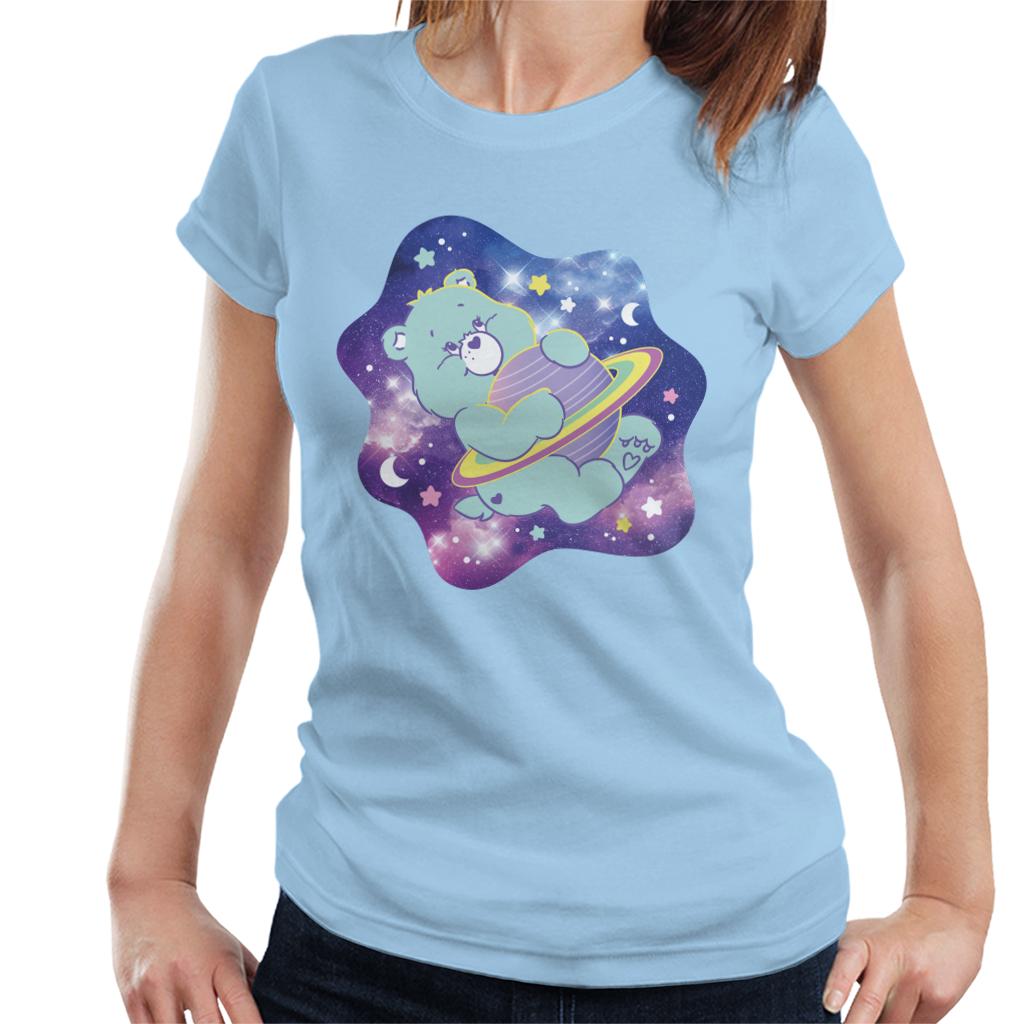 Care Bears Bedtime Bear Dreaming Of Space Women's T-Shirt-ALL + EVERY
