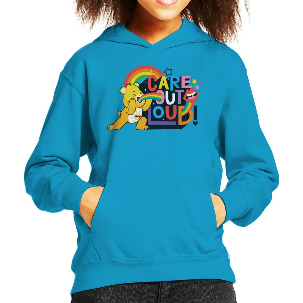 Care Bears Unlock The Magic Care Out Loud Kid's Hooded Sweatshirt-ALL + EVERY