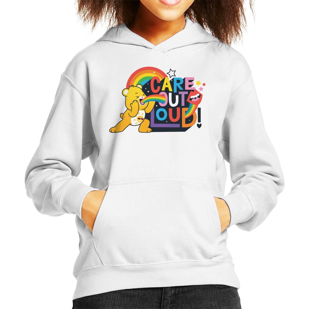 Care Bears Unlock The Magic Care Out Loud Kid's Hooded Sweatshirt-ALL + EVERY