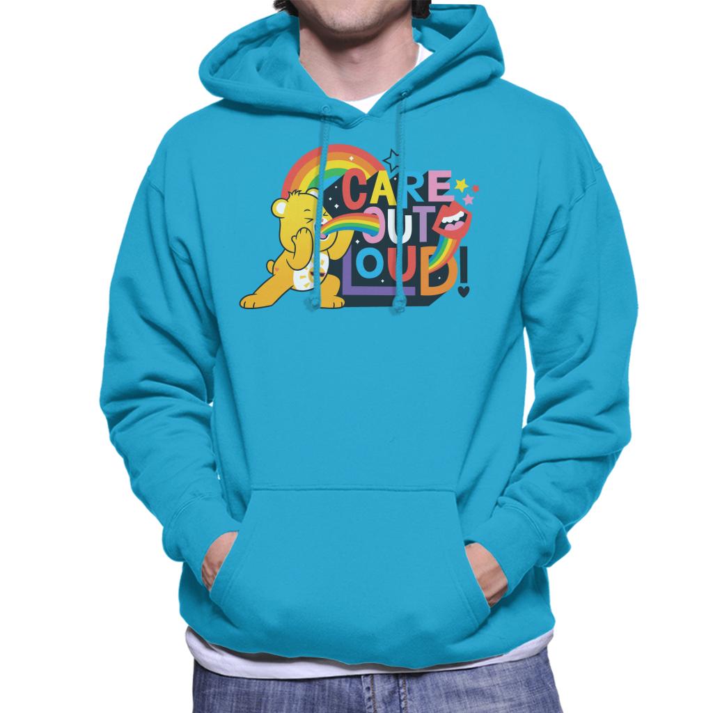 Care Bears Unlock The Magic Care Out Loud Men's Hooded Sweatshirt-ALL + EVERY