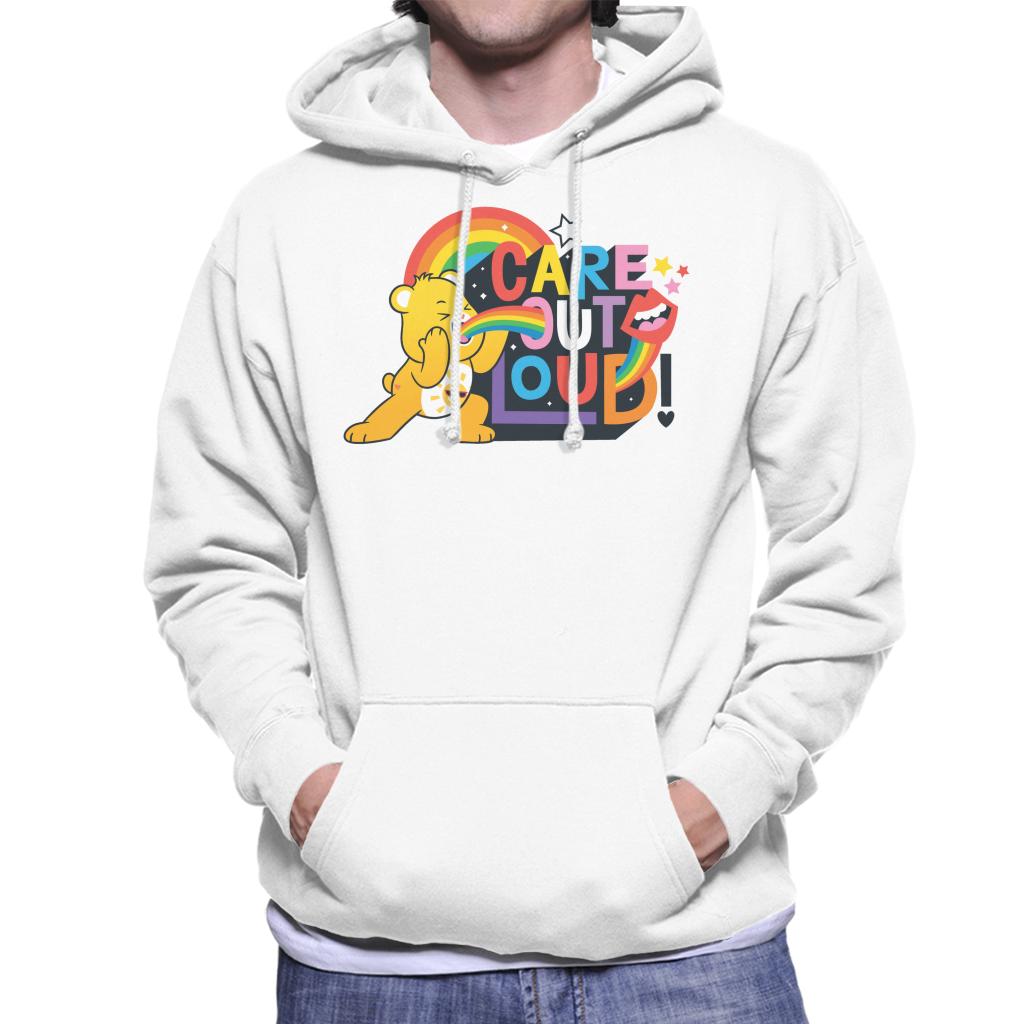 Care Bears Unlock The Magic Care Out Loud Men's Hooded Sweatshirt-ALL + EVERY