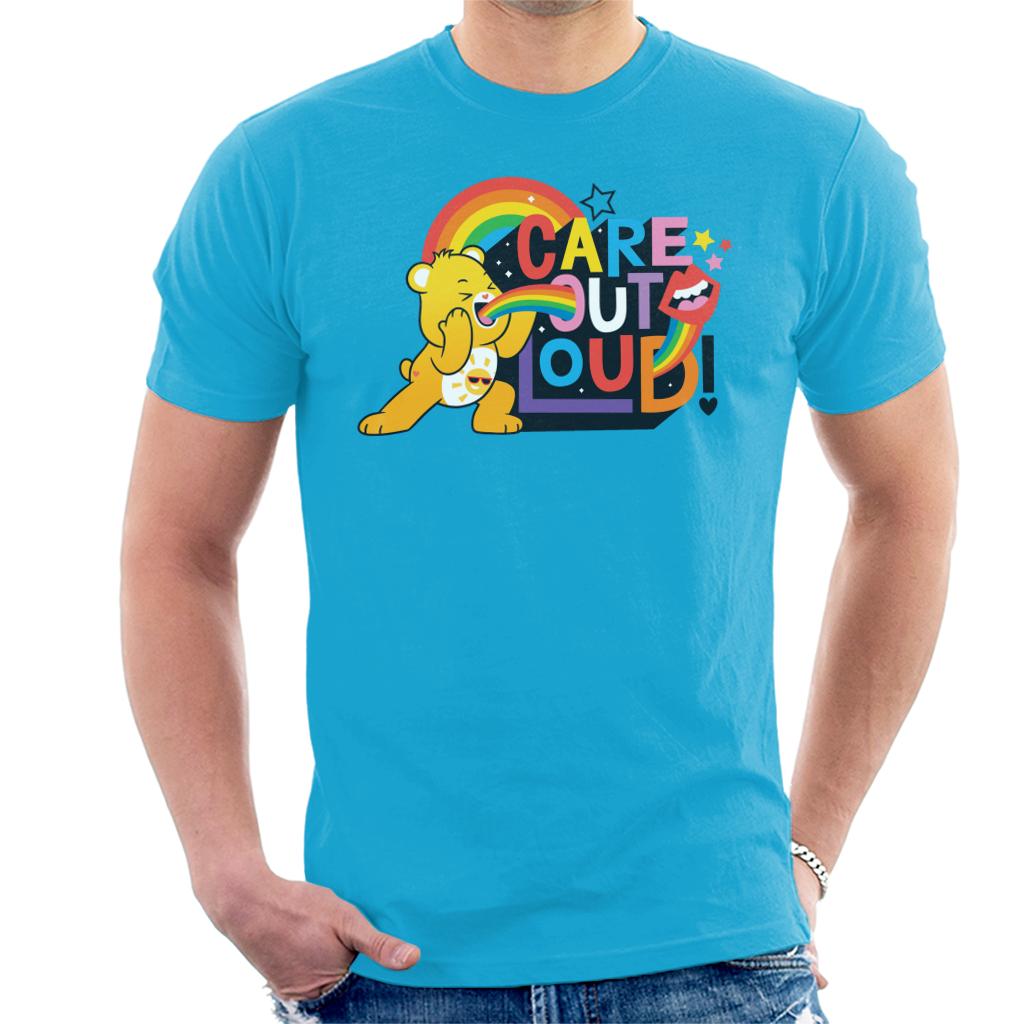 Care Bears Unlock The Magic Care Out Loud Men's T-Shirt-ALL + EVERY