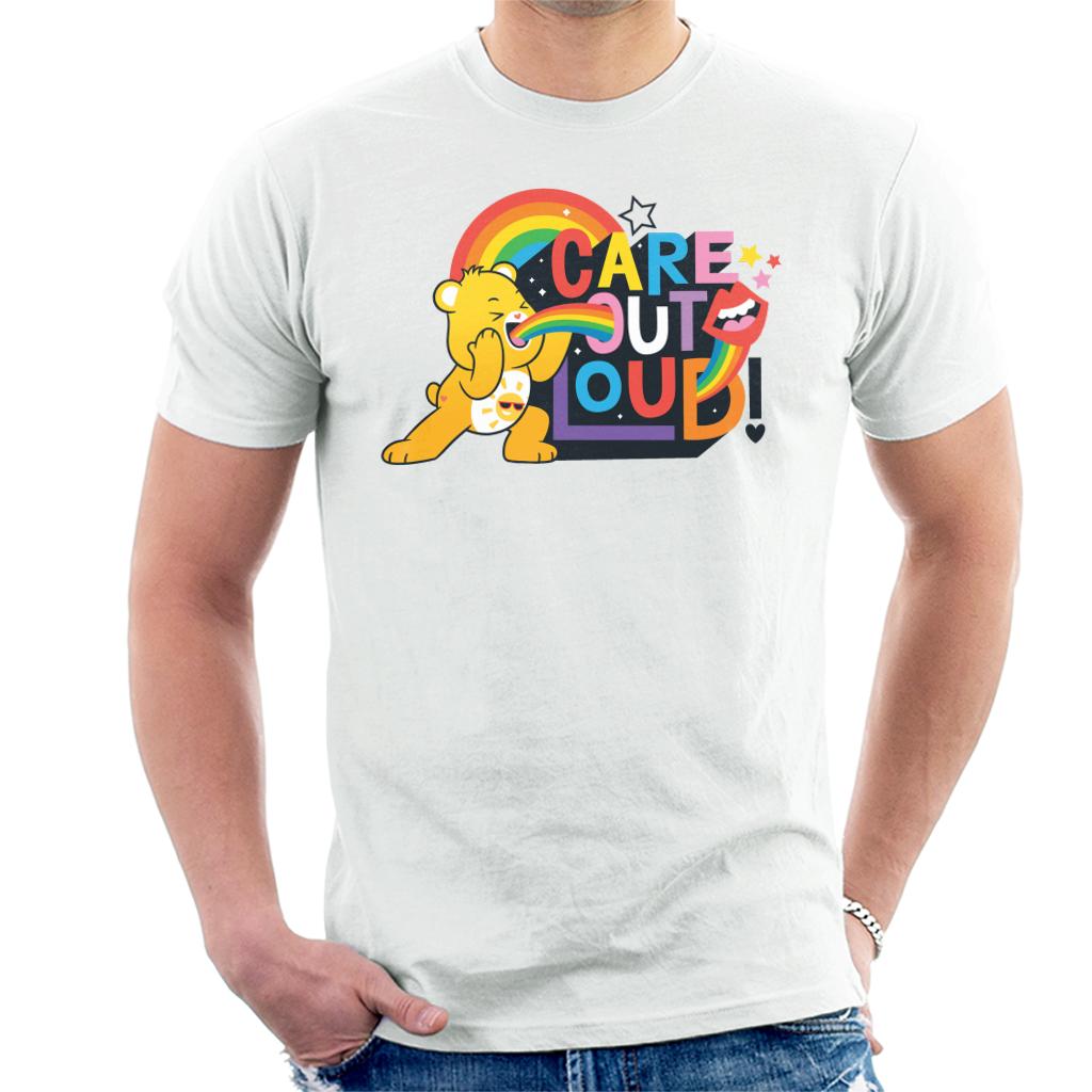 Care Bears Unlock The Magic Care Out Loud Men's T-Shirt-ALL + EVERY