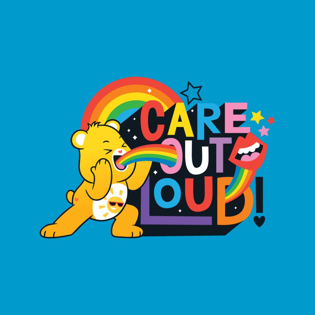 Care Bears Unlock The Magic Care Out Loud Men's T-Shirt-ALL + EVERY