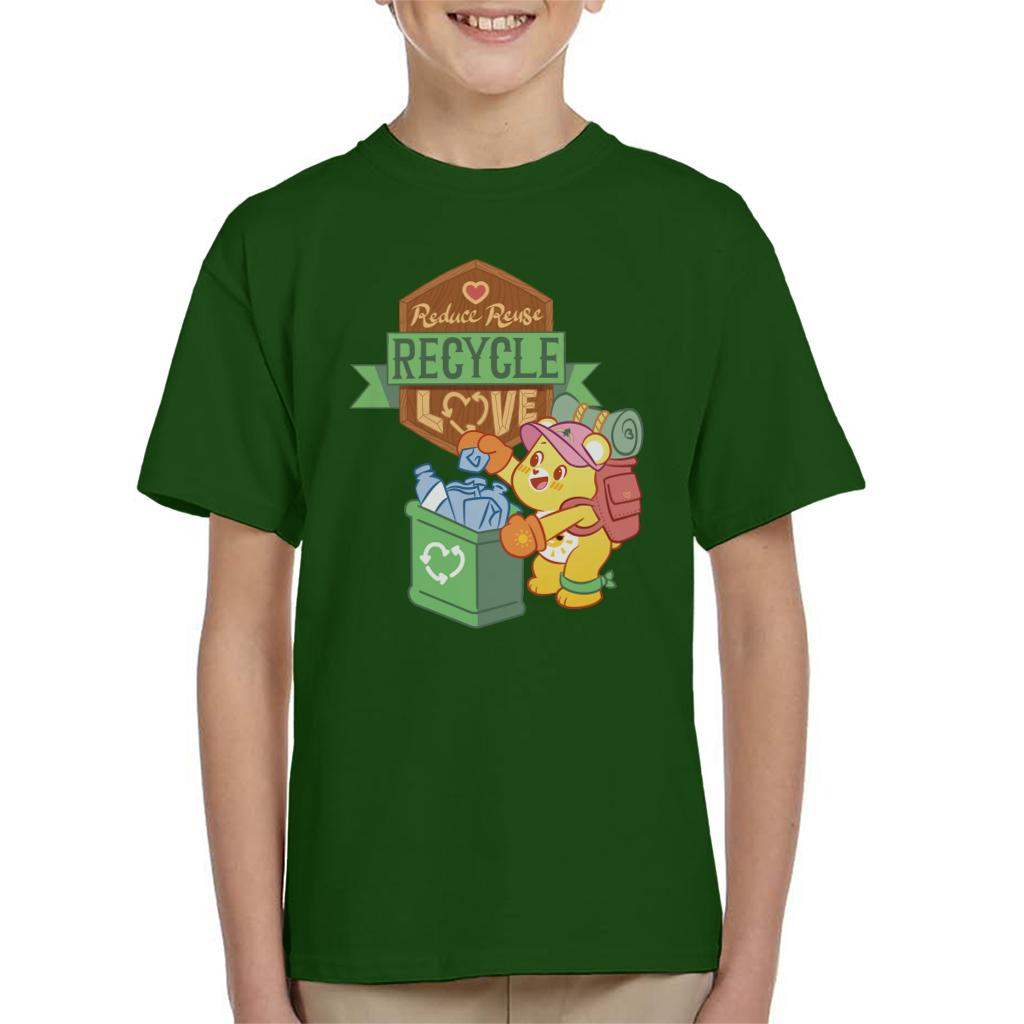 Care Bears Unlock The Magic Reduce Reuse Recycle Love Kid's T-Shirt-ALL + EVERY