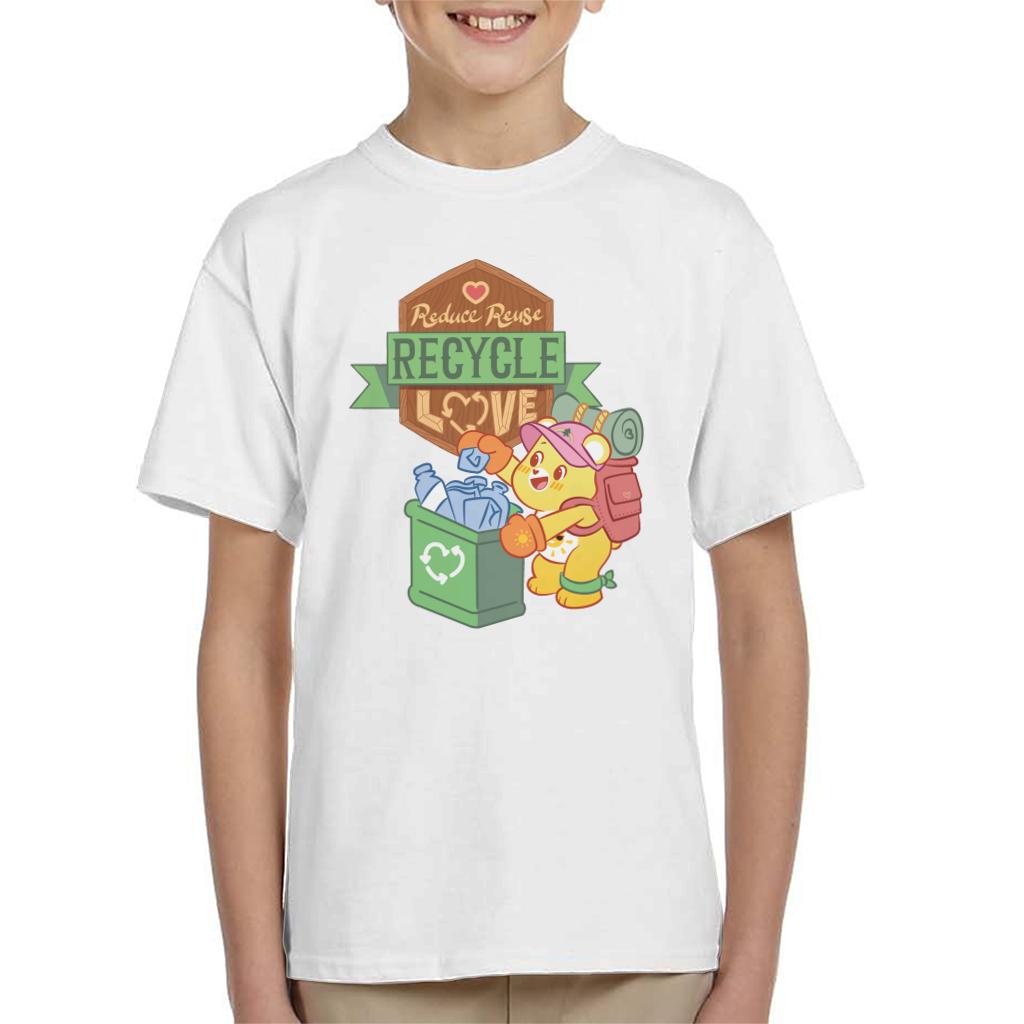 Care Bears Unlock The Magic Reduce Reuse Recycle Love Kid's T-Shirt-ALL + EVERY