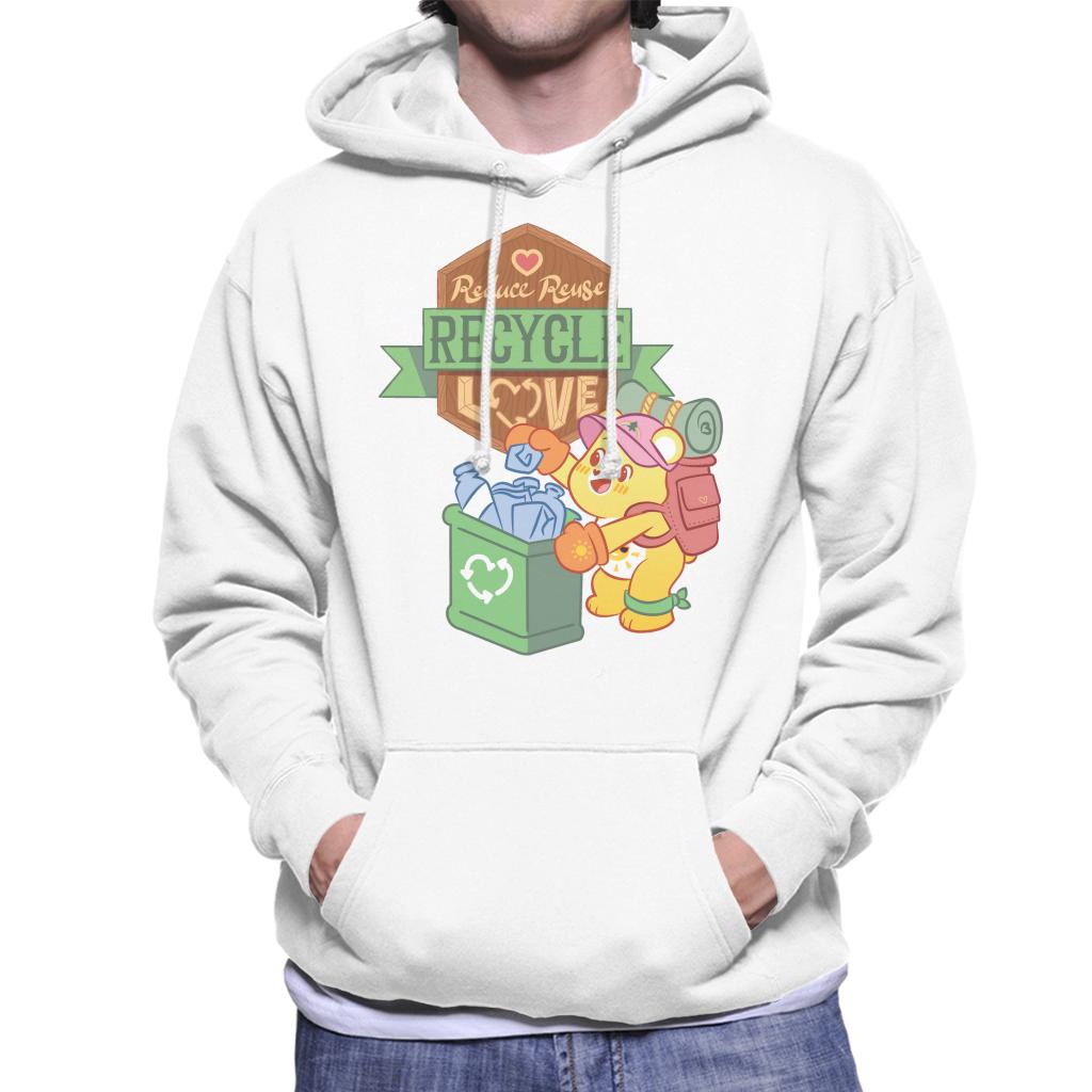 Care Bears Unlock The Magic Reduce Reuse Recycle Love Men's Hooded Sweatshirt-ALL + EVERY