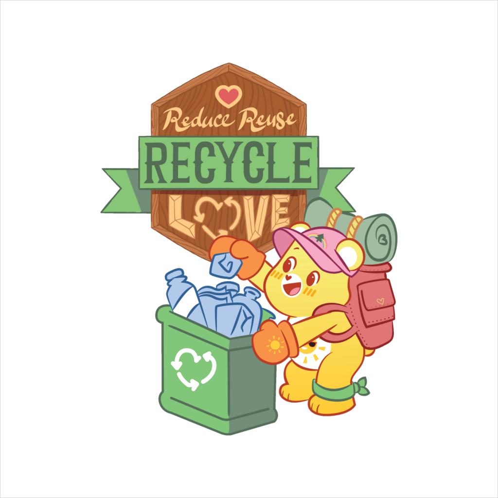 Care Bears Unlock The Magic Reduce Reuse Recycle Love Kid's T-Shirt-ALL + EVERY