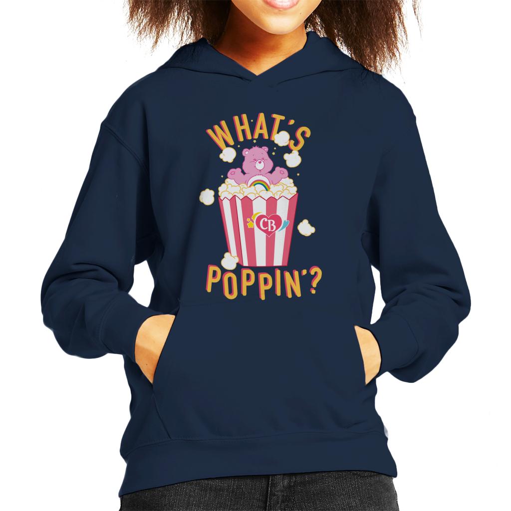 Care Bears Cheer Bear Whats Poppin Kids Hooded Sweatshirt-ALL + EVERY