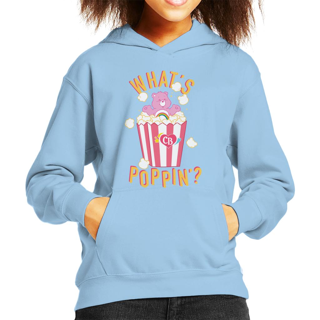 Care Bears Cheer Bear Whats Poppin Kids Hooded Sweatshirt-ALL + EVERY