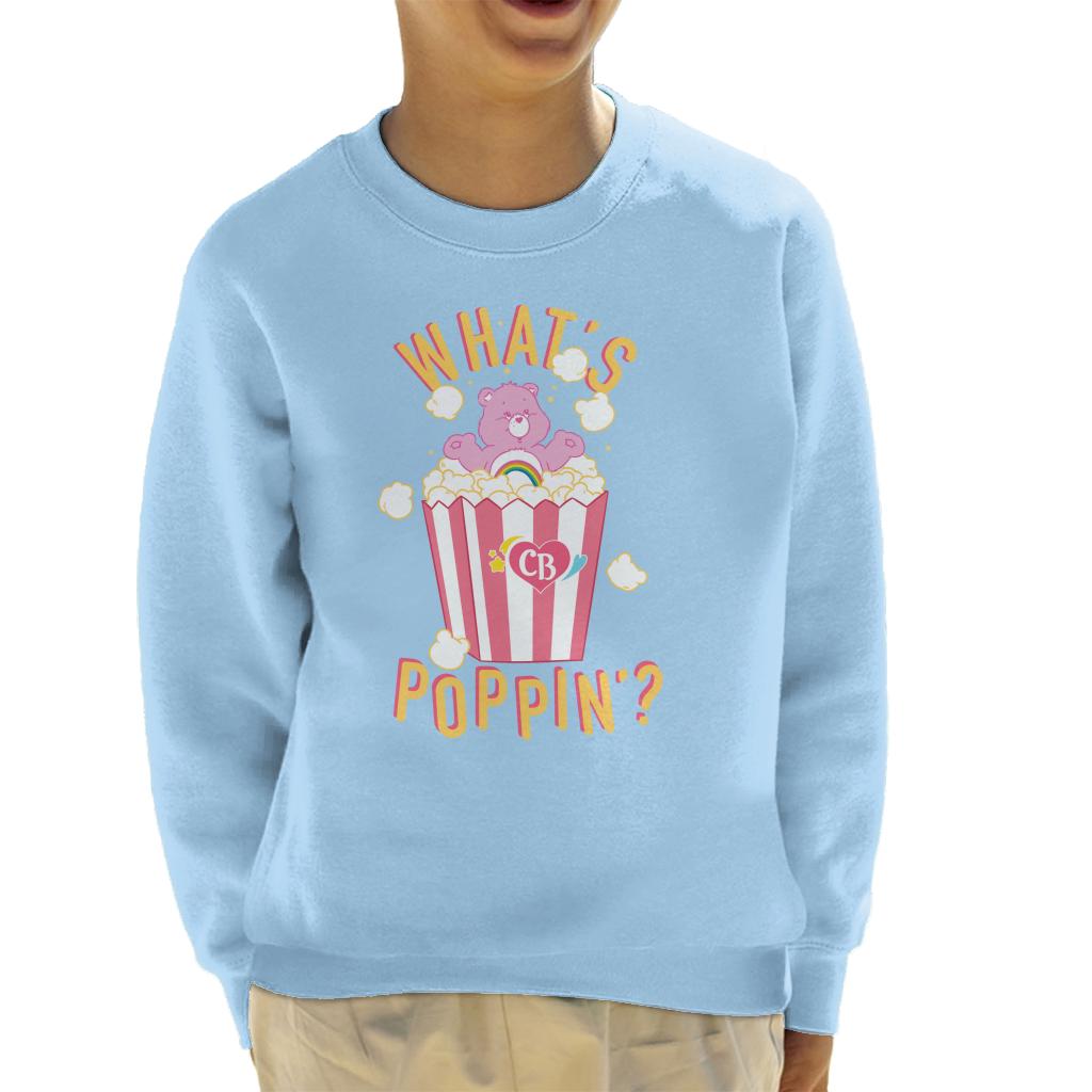 Care Bears Cheer Bear Whats Poppin Kids Sweatshirt-ALL + EVERY