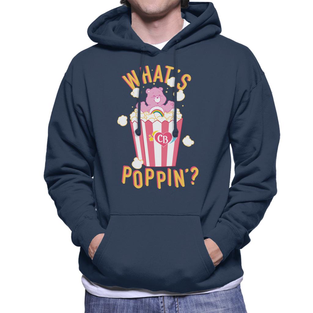 Care Bears Cheer Bear Whats Poppin Men's Hooded Sweatshirt-ALL + EVERY