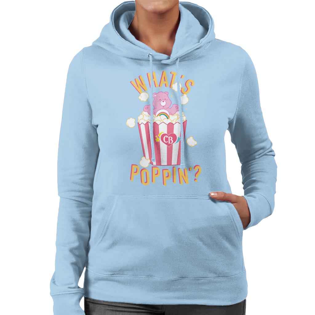 Care Bears Cheer Bear Whats Poppin Women's Hooded Sweatshirt-ALL + EVERY