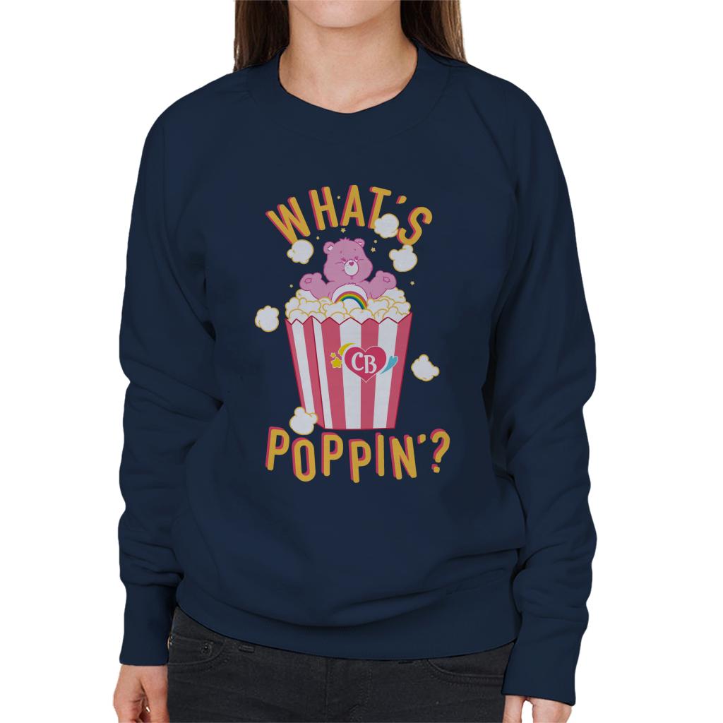 Care Bears Cheer Bear Whats Poppin Women's Sweatshirt-ALL + EVERY