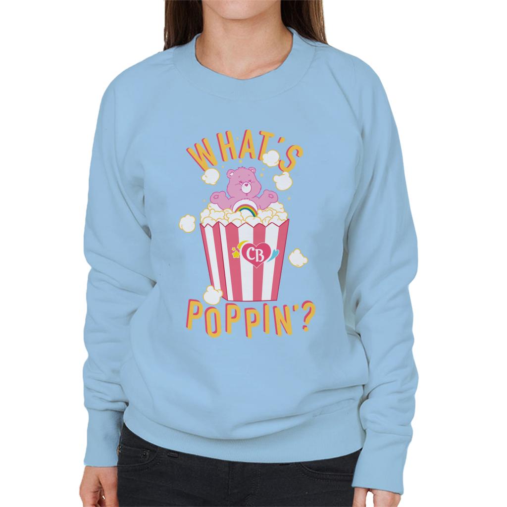 Care Bears Cheer Bear Whats Poppin Women's Sweatshirt-ALL + EVERY