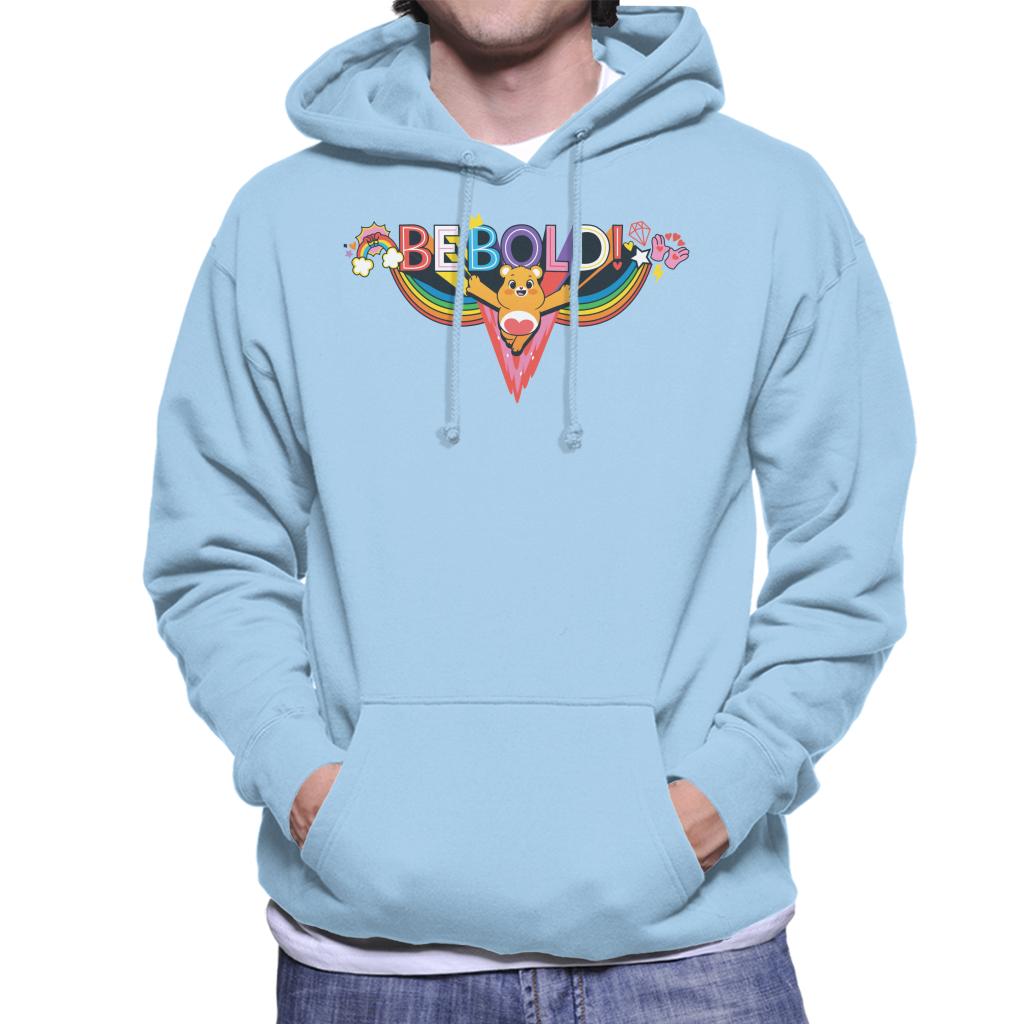 Care Bears Unlock The Magic Be Bold Men's Hooded Sweatshirt-ALL + EVERY