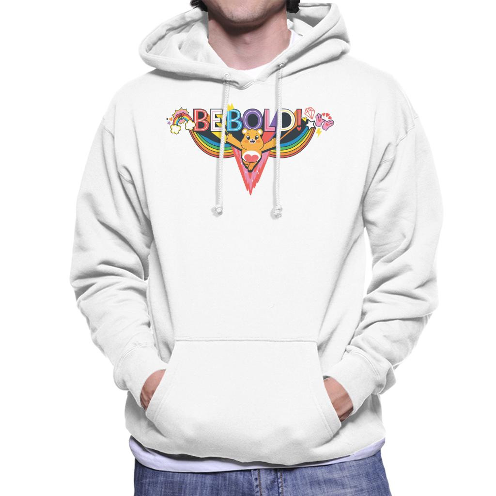 Care Bears Unlock The Magic Be Bold Men's Hooded Sweatshirt-ALL + EVERY