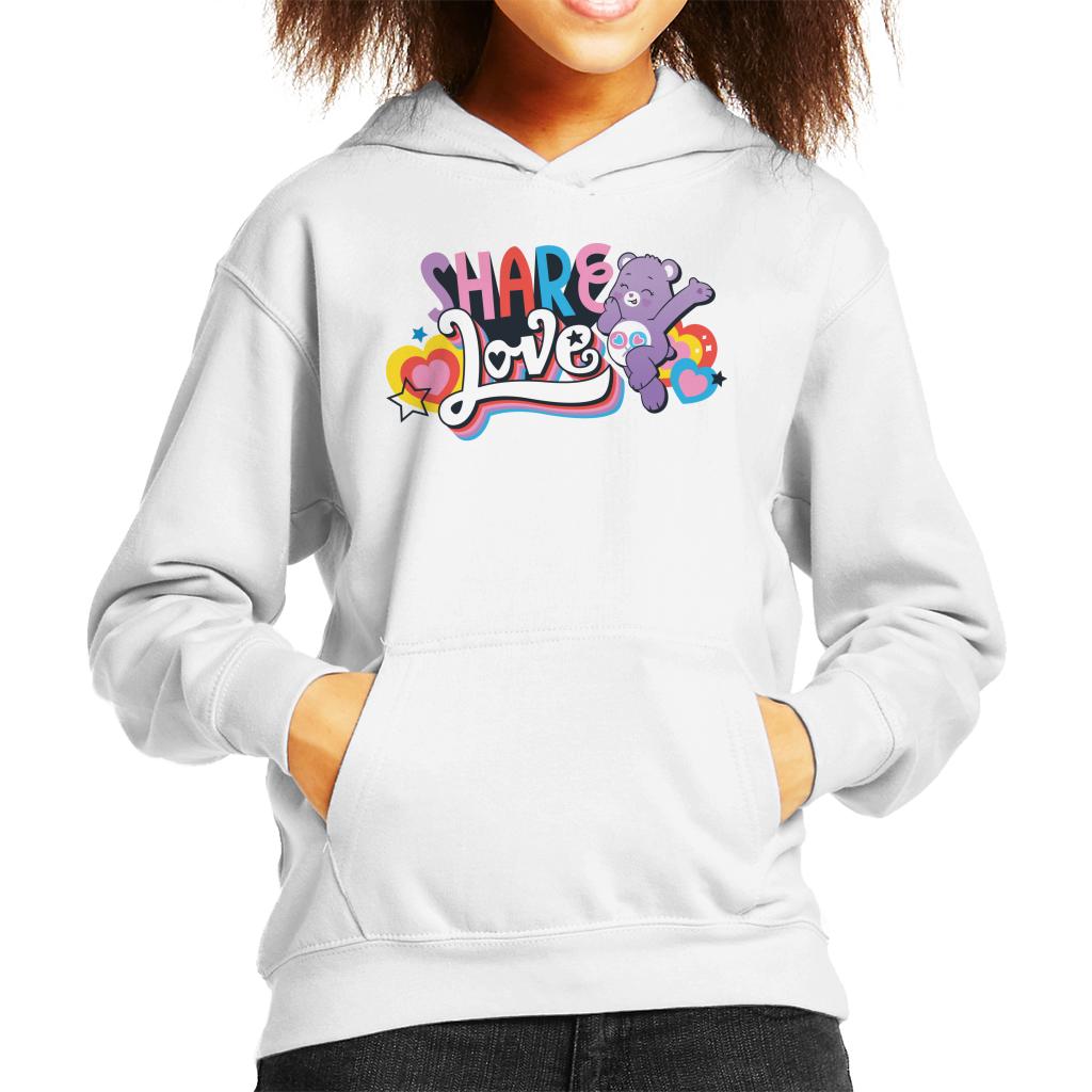 Care Bears Unlock The Magic Share Love Kid's Hooded Sweatshirt-ALL + EVERY