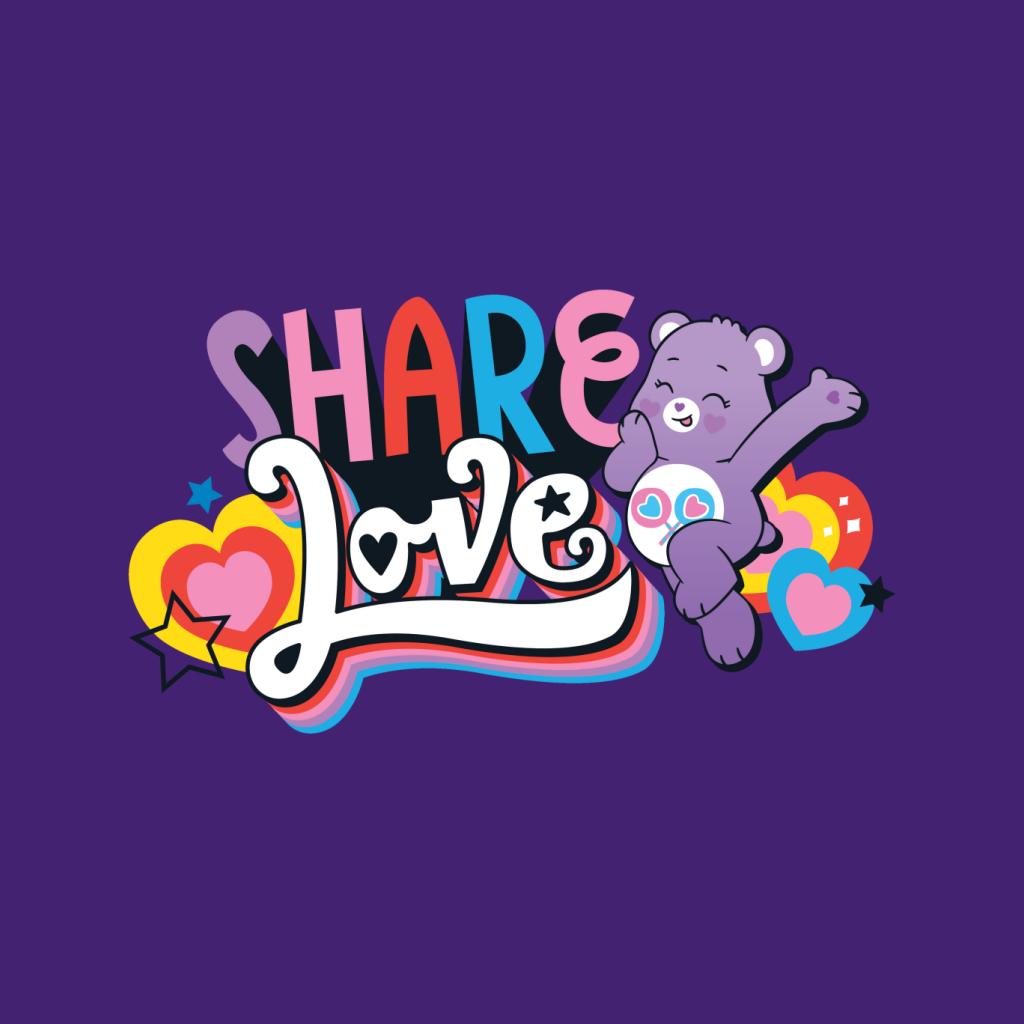 Care Bears Unlock The Magic Share Love Kid's T-Shirt-ALL + EVERY