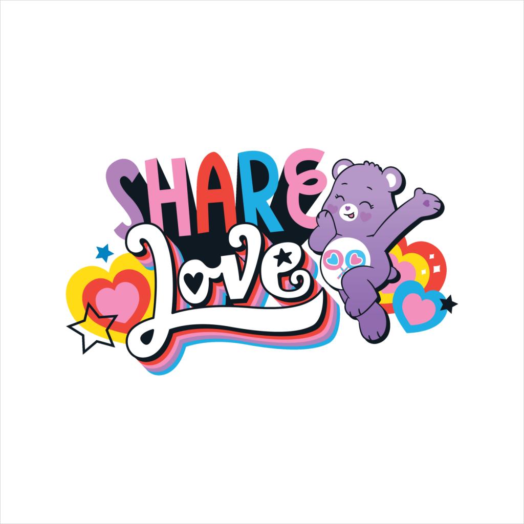 Care Bears Unlock The Magic Share Love Men's T-Shirt-ALL + EVERY